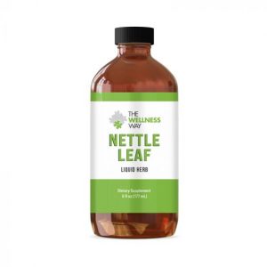 A bottle of The Wellness Way's Nettle Leaf supplement