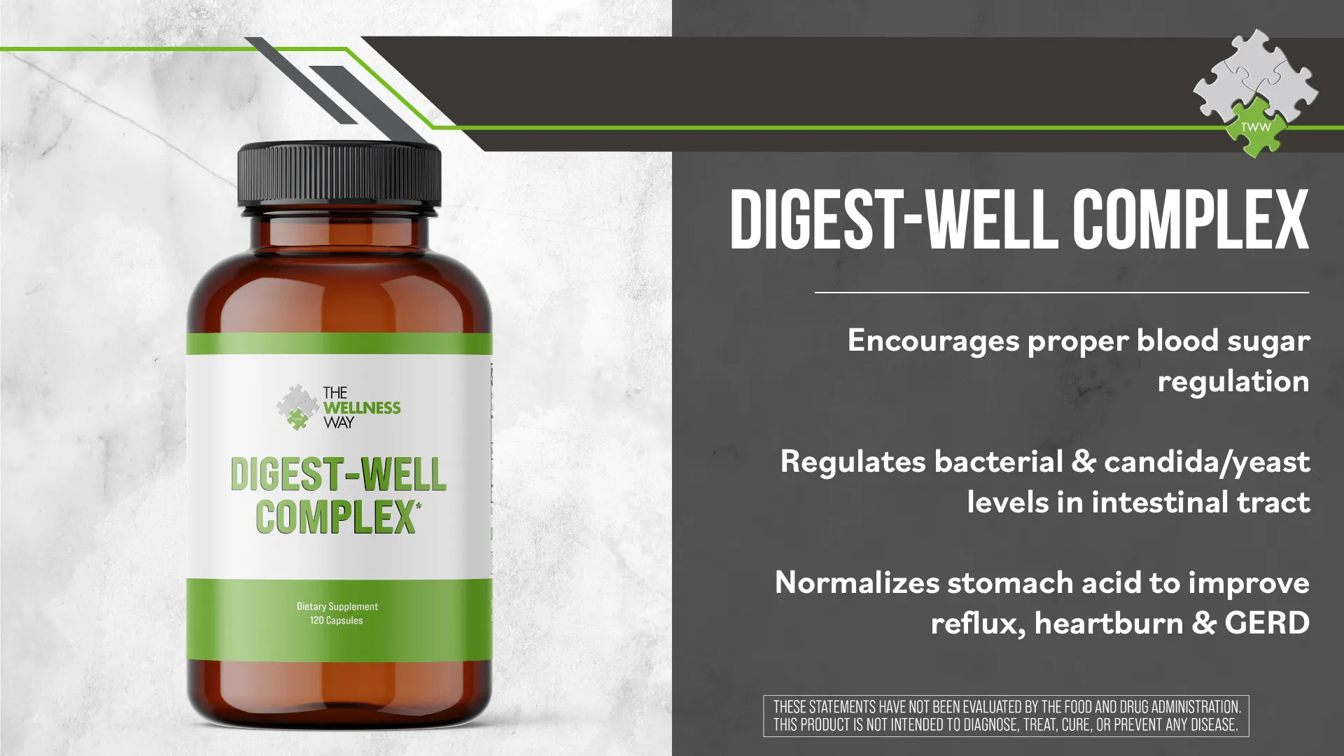 Digest-Well Complex Bottle and Benefits